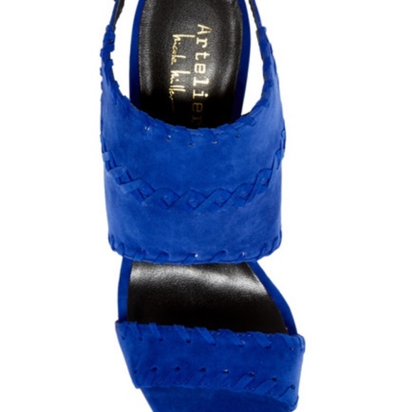 Nicole Miller Artelier Percy Suede Heels - Picture 6 of 6